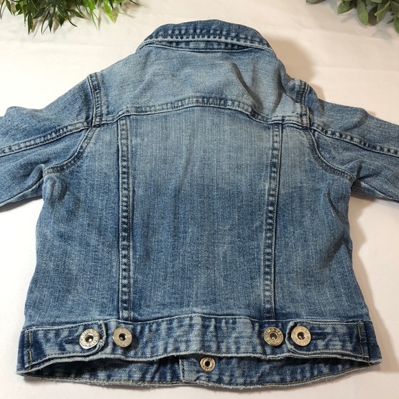 Denim by H&M Jean Jacket Silver Buttons over Snaps - Picture 4 of 8
